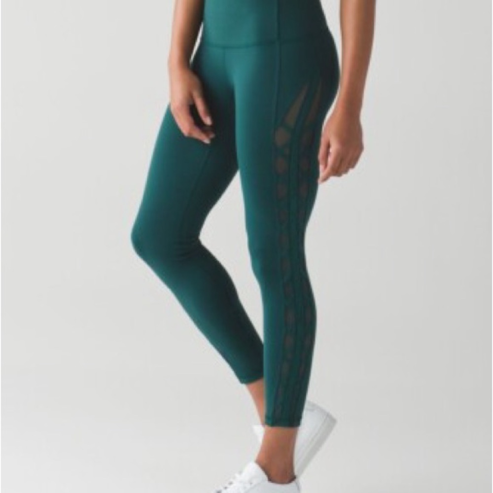 Teal High-Waisted Leggings